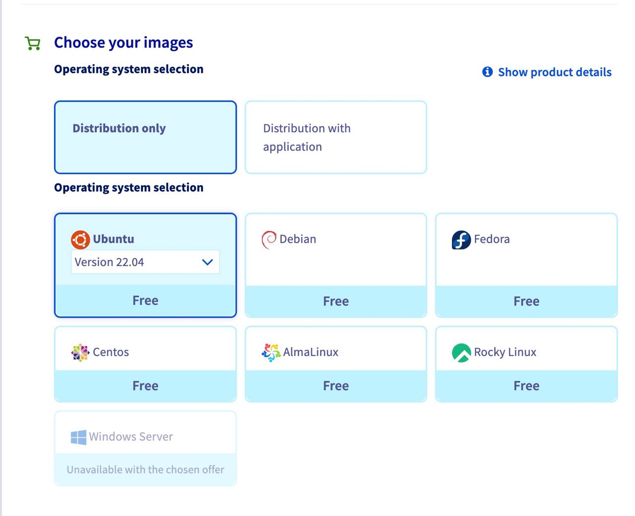 Choose Distribution