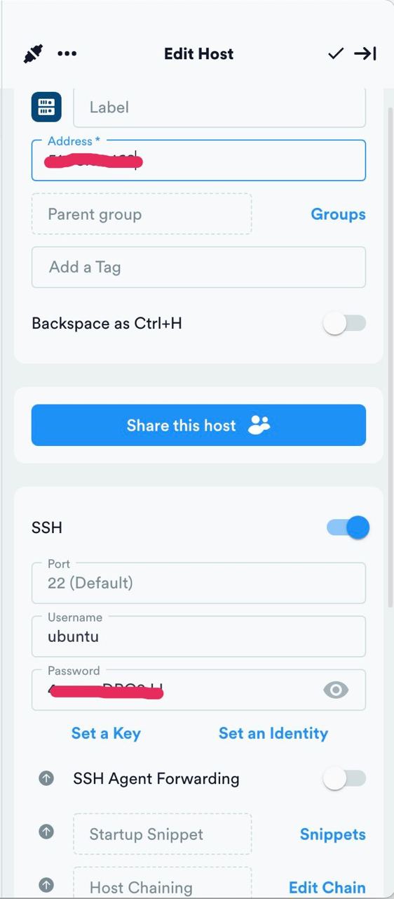 SSH Connection